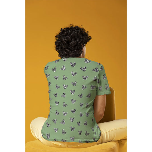 Green Zebra MM Men's Crew Neck T-Shirt