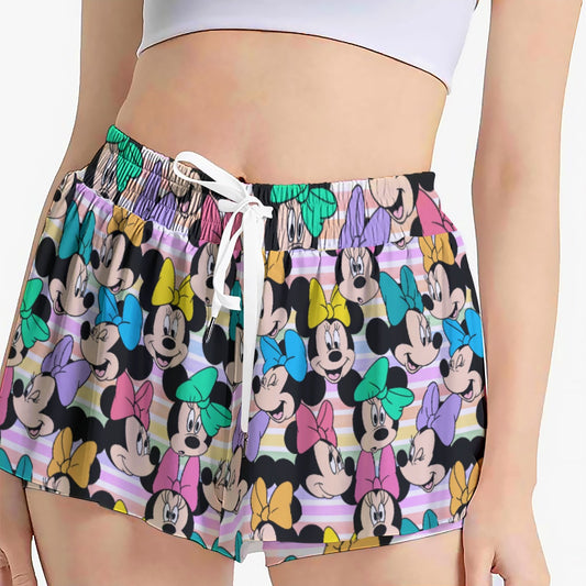 Happy Minnie Women's Sport Skorts With Pocket