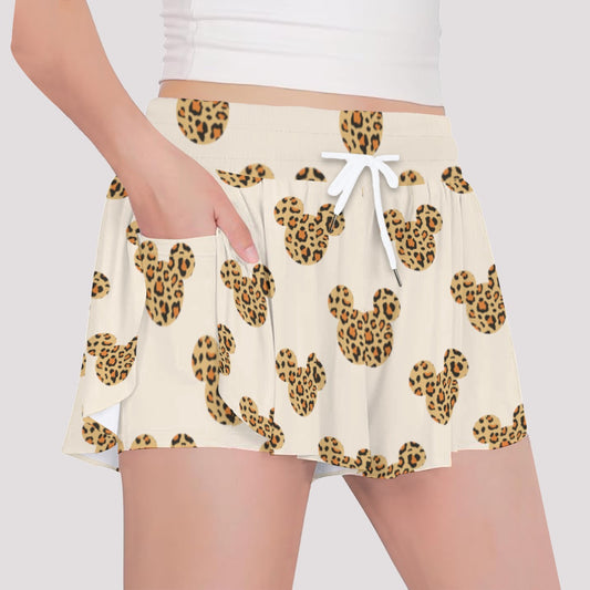 Leopard MM Girls' Sports Culottes