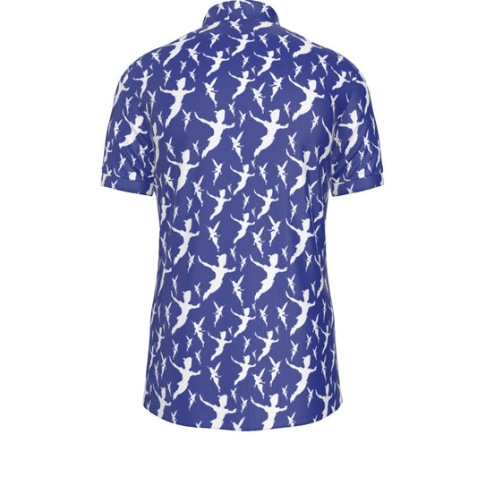 Blue Peter Silhouette Men's Stretch Collar Polo Shirt