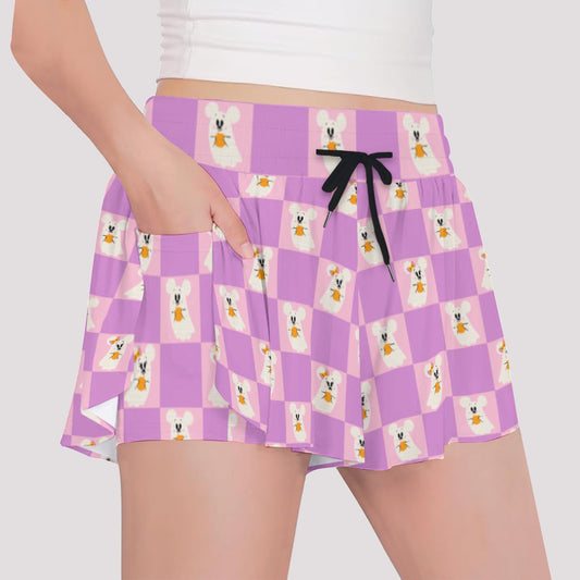 Ghost Minnie Check Girls' Sports Culottes
