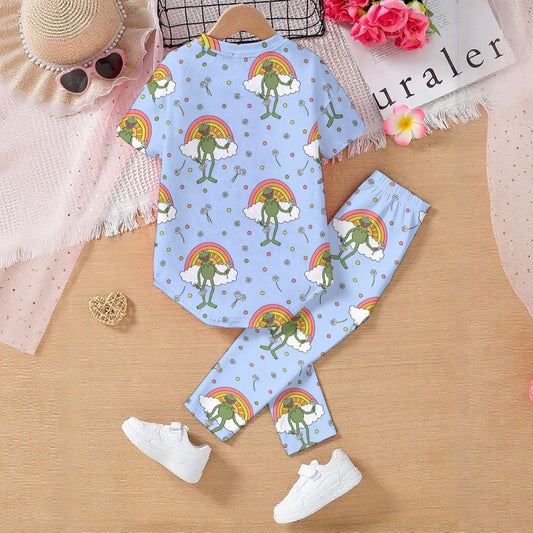 Frog Kids' Casual Top and Pants Set