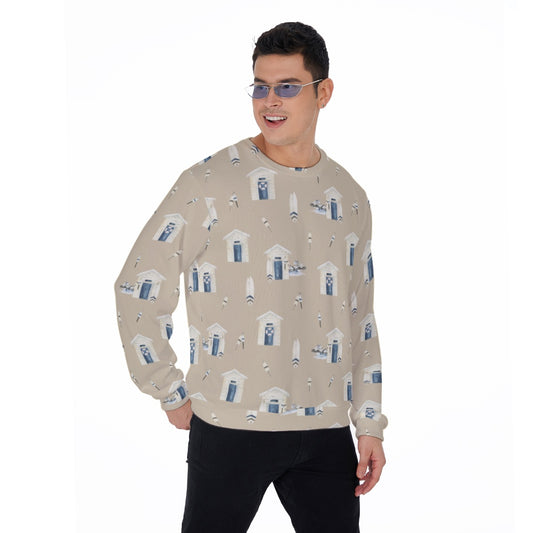 Khaki Beach Houses & Boards Men's Sweater