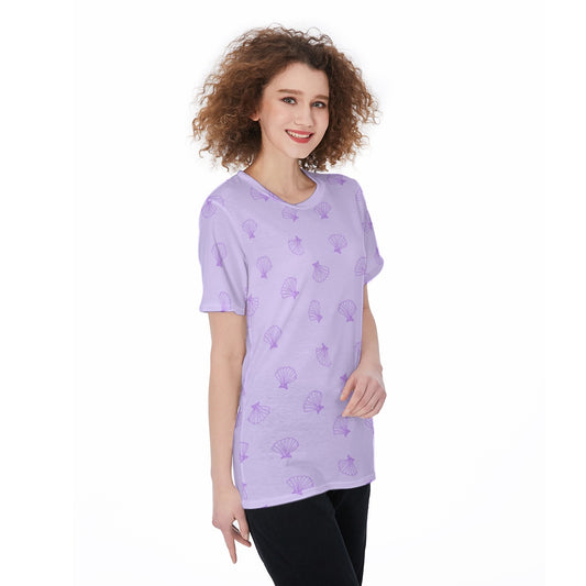 Ariel Bounding Women's Crew Neck T-Shirt|180 GSM Jersey