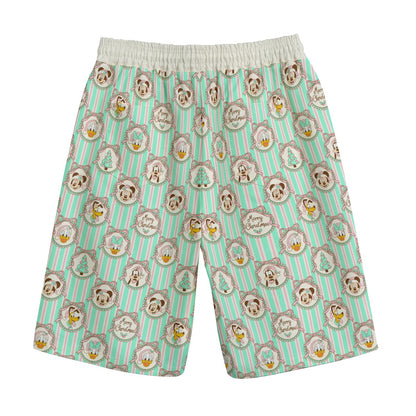 Merry Christmas Mens Straight Casual Short