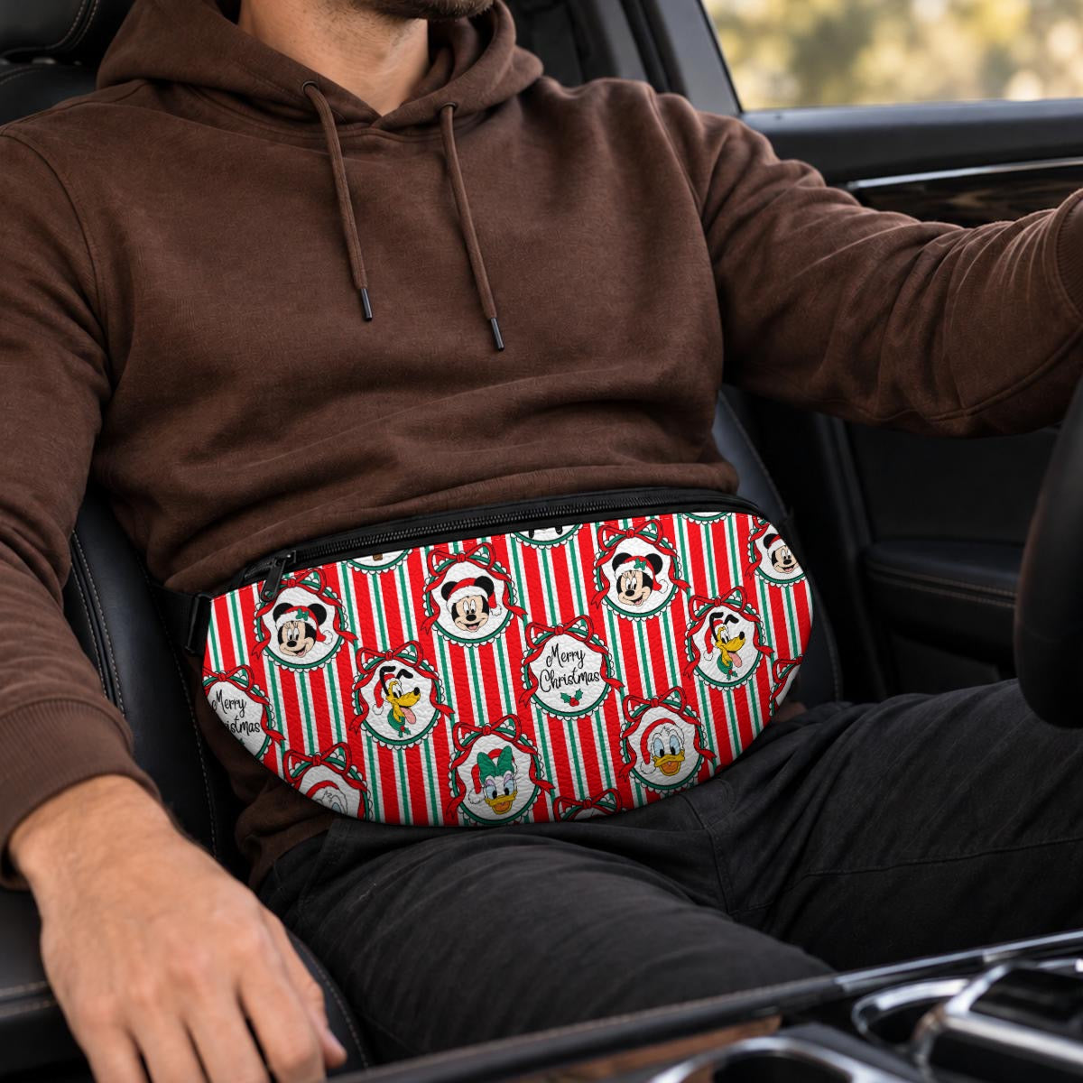 Classic Christmas Frames Belt Bag