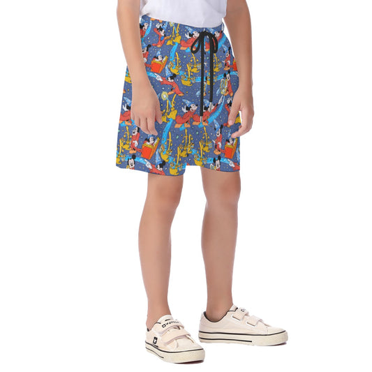 Sorcerer in Action Kid's Beach Shorts