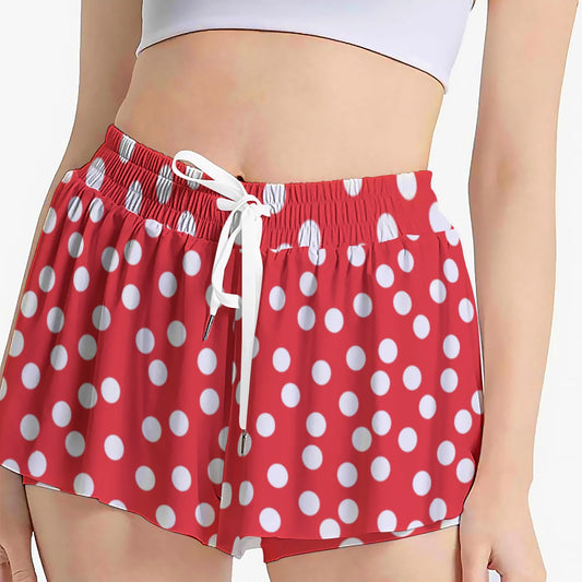 Dots Women's Sport Skorts With Pocket