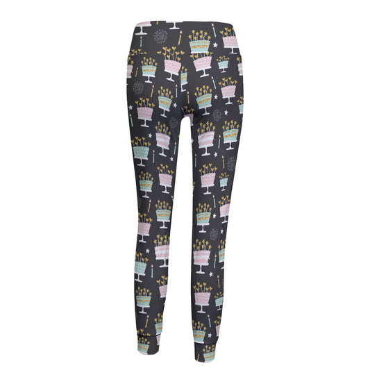 Birthday Cake Women's Yoga Pants
