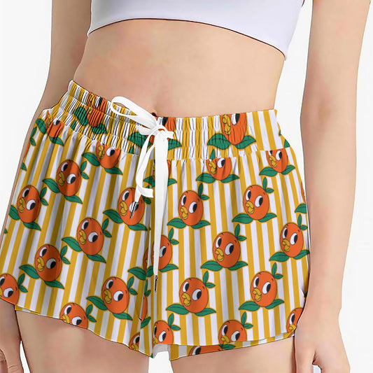 Striped Birdie Women's Sport Skorts With Pocket