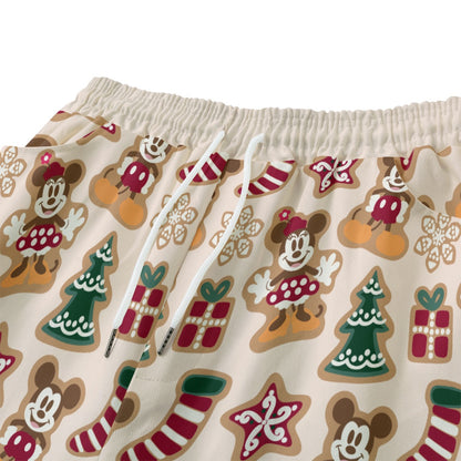 Christmas Cookies Mens Straight Casual Short