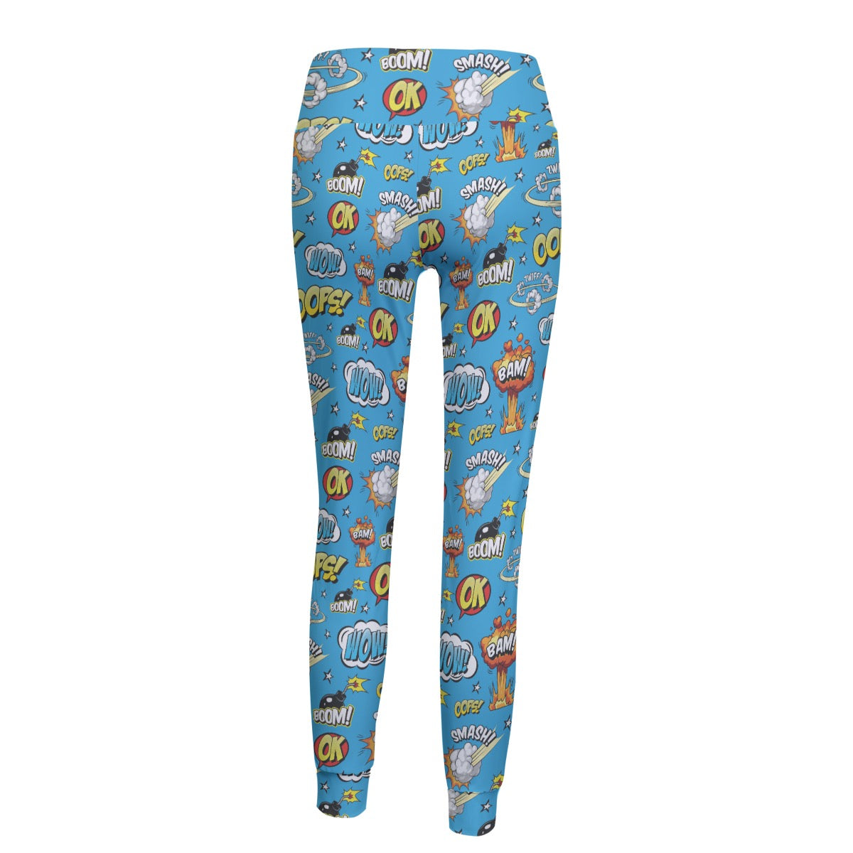 Blue Superhero Women's Yoga Pants