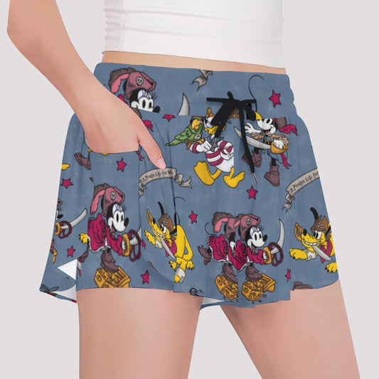 A Pirates Life for Me Girls' Sports Culottes