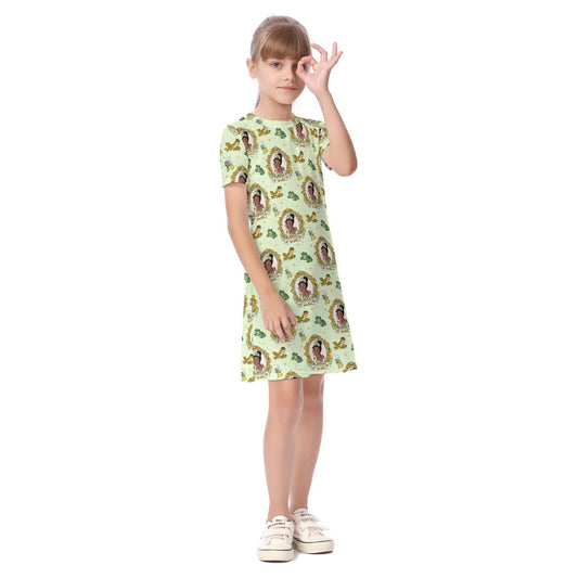 Tia Frame Kid's Short Sleeve Dress