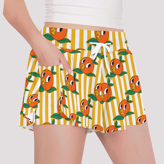 Striped Birdie Girls' Sports Culottes