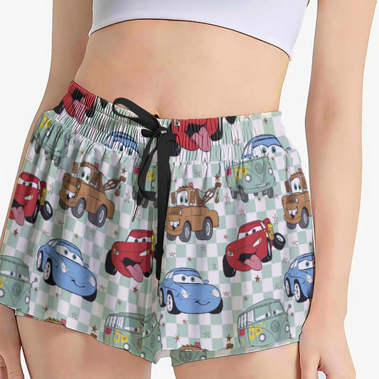 Cars Women's Sport Skorts With Pocket