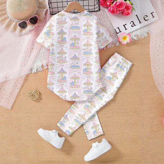 Carousel Kids' Casual Top and Pants Set