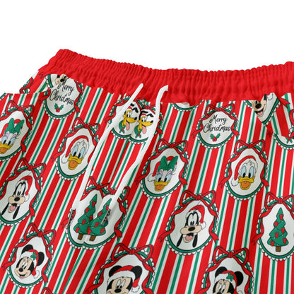 Classic Christmas Frames Mens Straight Casual Short