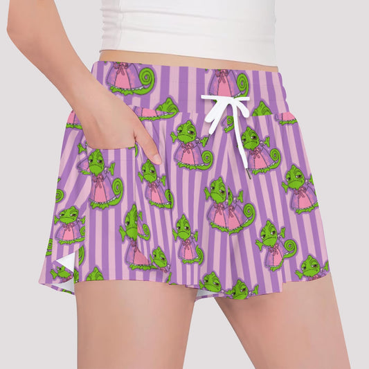 Striped Pascal Girls' Sports Culottes