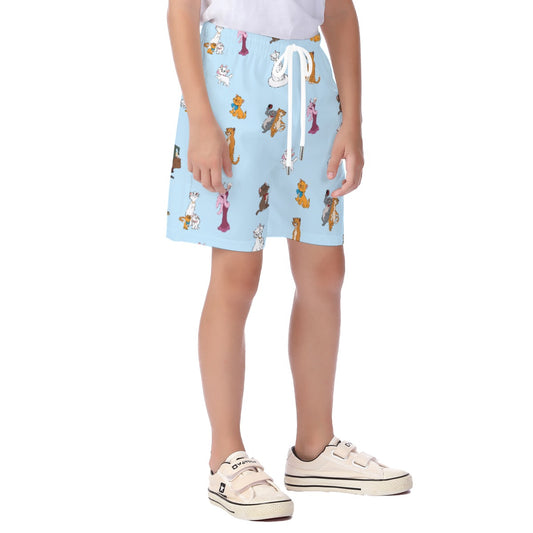 Cats Kid's Beach Shorts