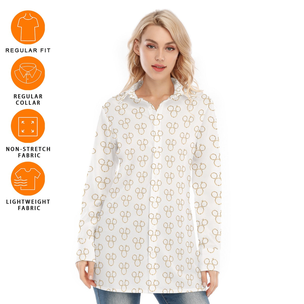 MM Wedding Women's Long Shirt