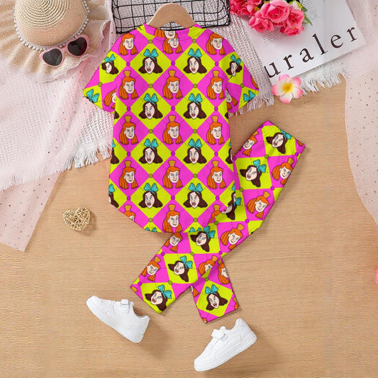 Step Sisters Kids' Casual Top and Pants Set