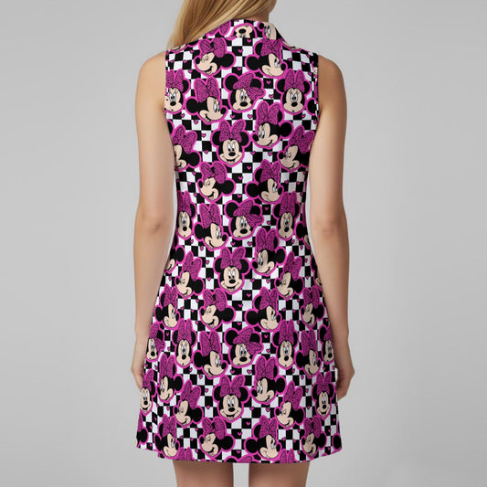 Hot Pink Leopard Minnie Women’s Sports Dress Set
