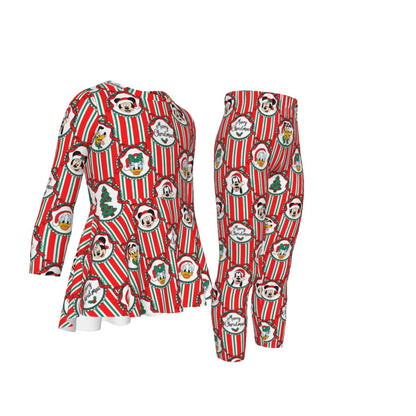 Classic Christmas Frames Kid's Casual Suit