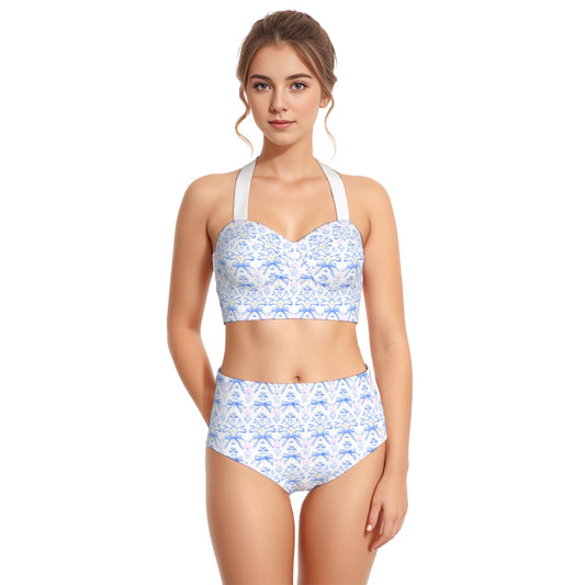 Charlotte Women's Swimsuit Set With Halter