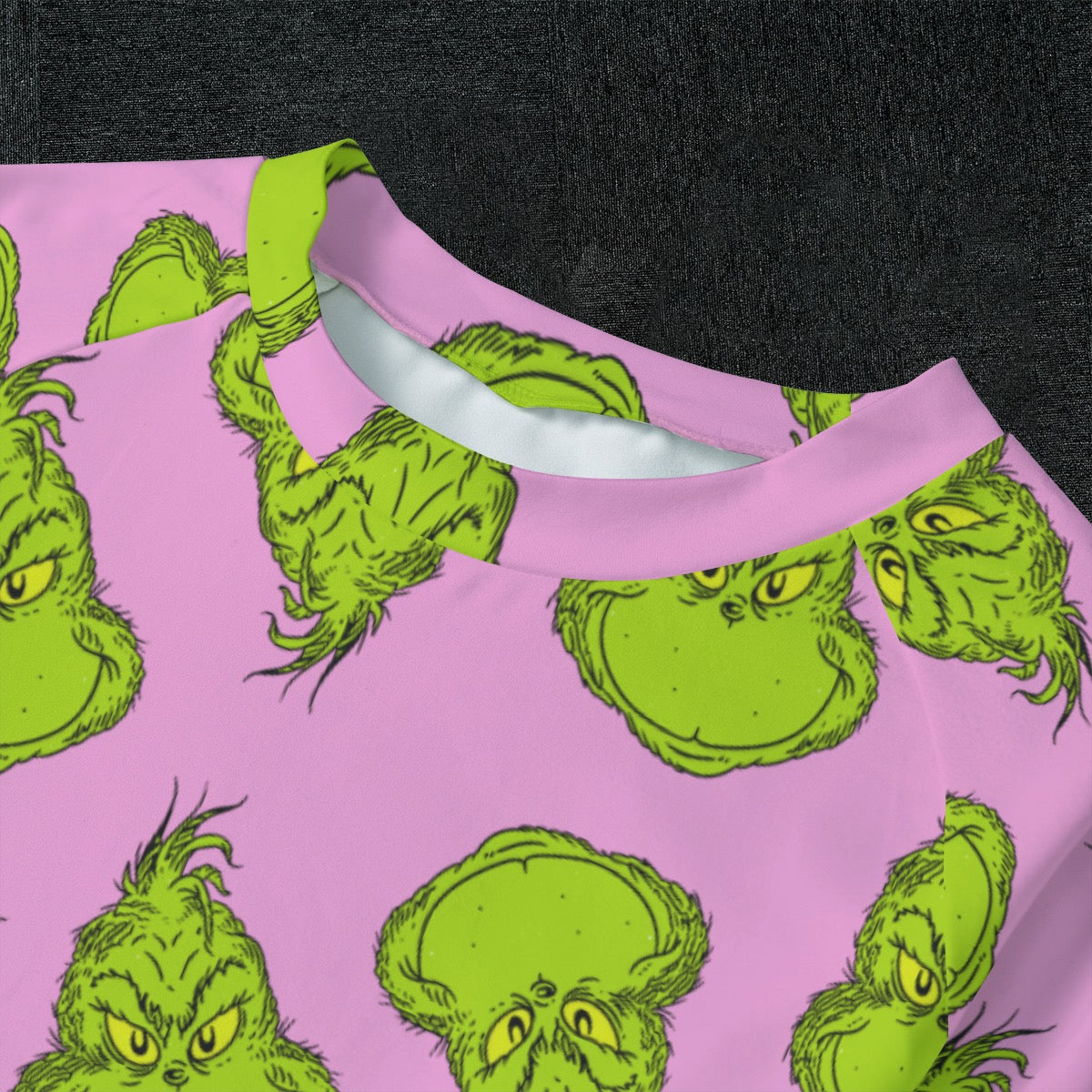 Mean One [pink] Kid's Raglan Sleeve Pajama Set
