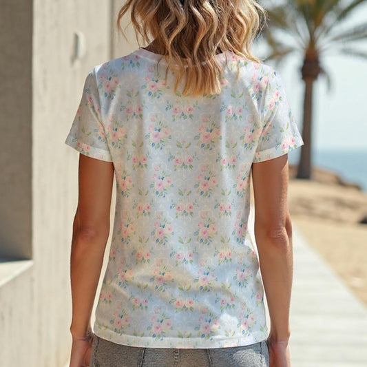 Rose 2 Women‘s V-neck T-Shirt