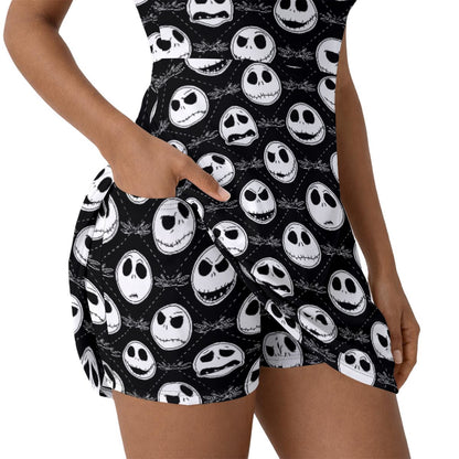 Skelly Women’s Athletic Dress With Built‑In Shorts