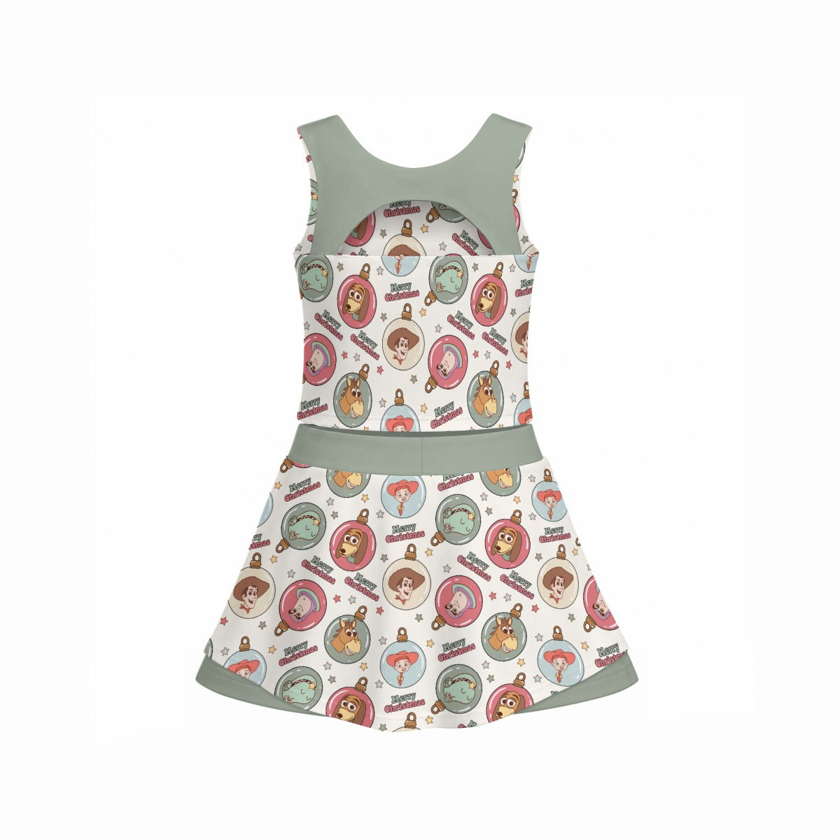 Christmas Toys Women's Sports Tank & Skort Set