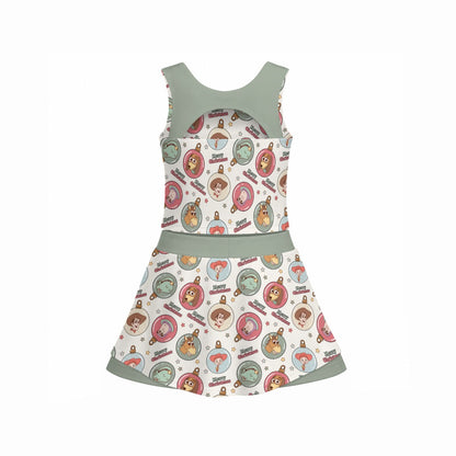 Christmas Toys Women's Sports Tank & Skort Set