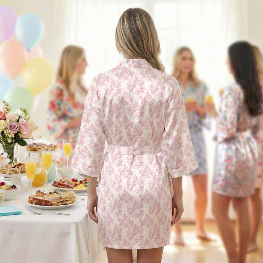 Castle Toile Women's Robe