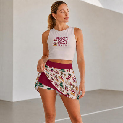 Official Cookie Tester [Minnie] Women's Sports Tank & Skort Set