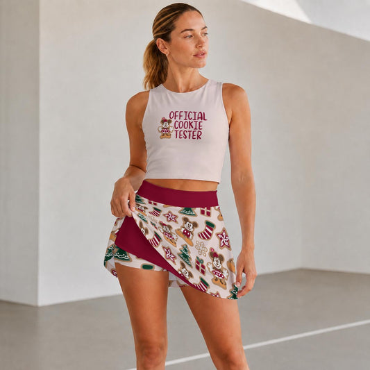 Official Cookie Tester [Minnie] Women's Sports Tank & Skort Set