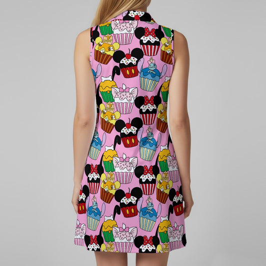 Cupcake Friends Women’s Sports Dress Set