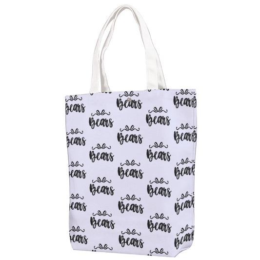 Bears Canvas Bag With Shoulder Strap