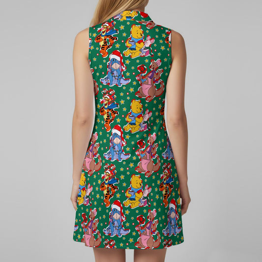 Christmas Winnie [green] Women’s Sports Dress Set