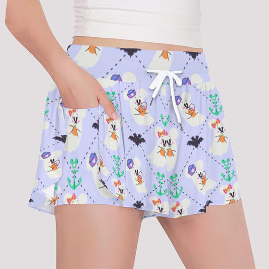 Ghost Ship Argyle Girls' Sports Culottes