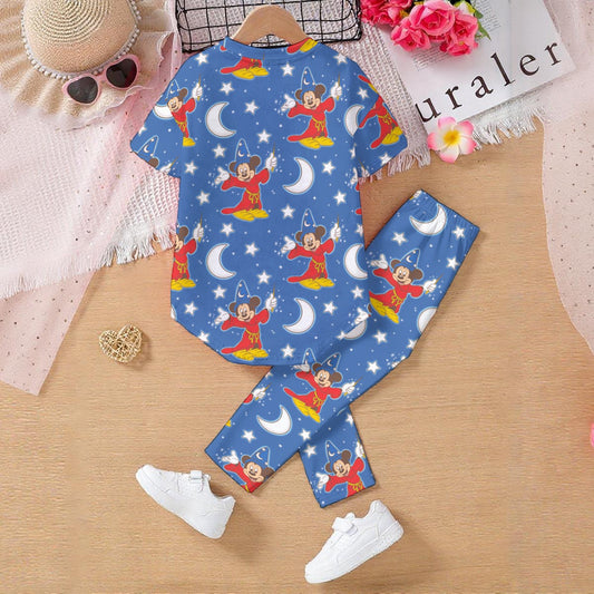 Vintage Sorcerer Kids' Casual Top and Pants Set