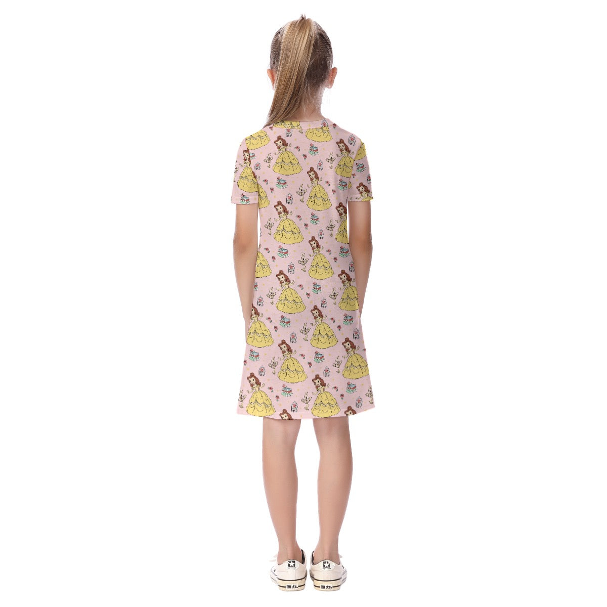 The Beautiful Princess Kid's Short Sleeve Dress