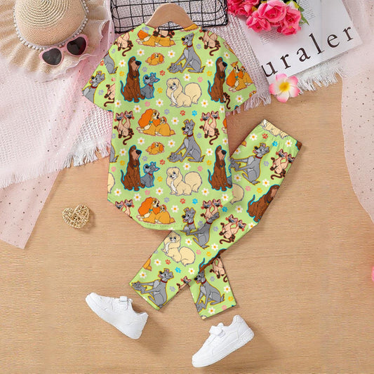Lady & Friends Kids' Casual Top and Pants Set