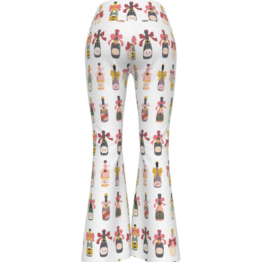 Champagne Women's Flare Yoga Pants
