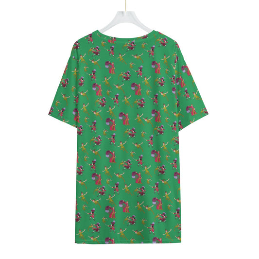 Green Peter & Hook Men's Crew Neck T-Shirt