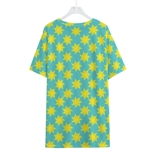 Teal Suns Men's Crew Neck T-Shirt